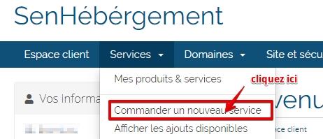 SenHebergement- Espace Client- 	comment ajouter un nouveau hébergement 